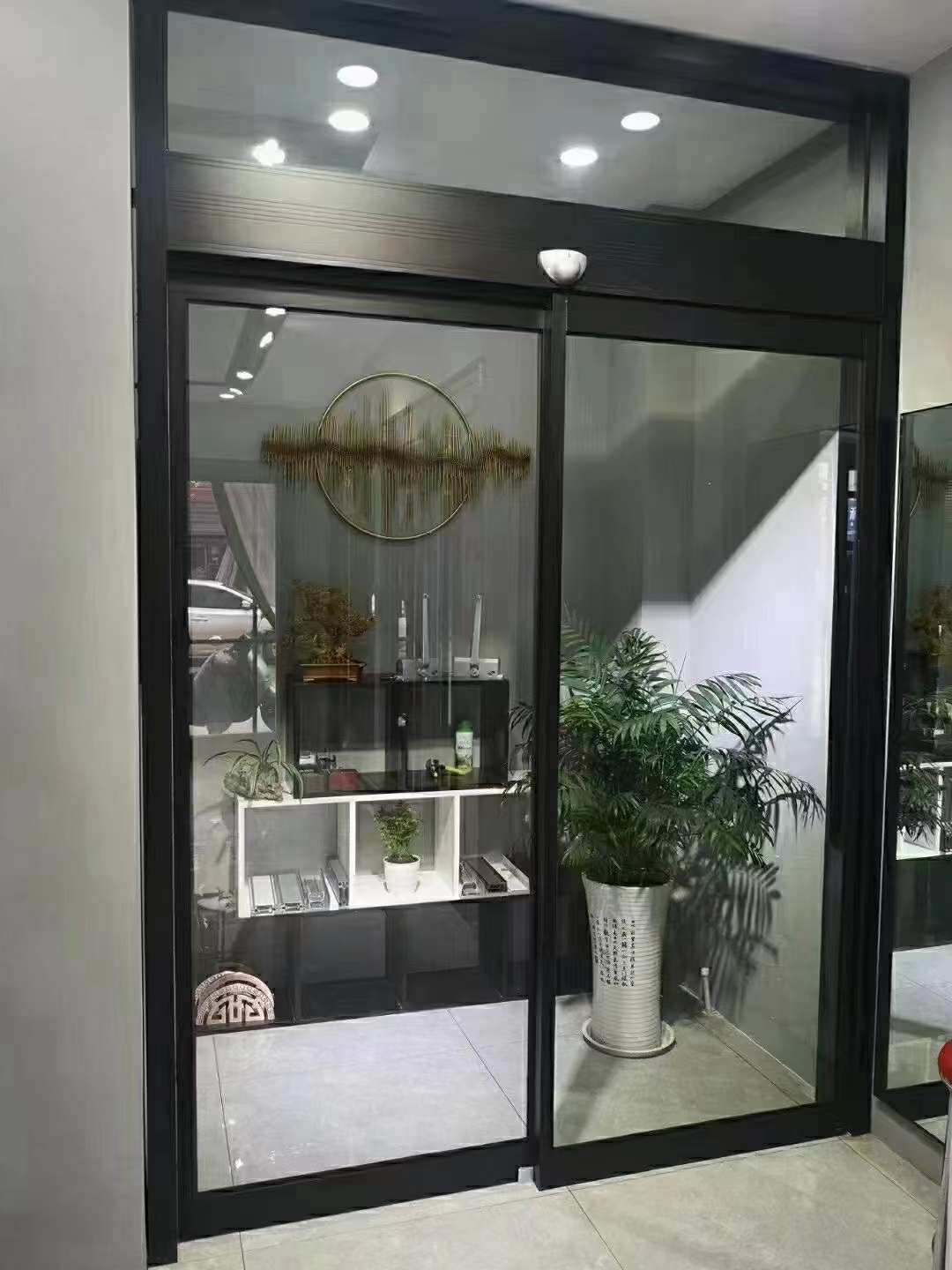 铝合金单开自动感应门