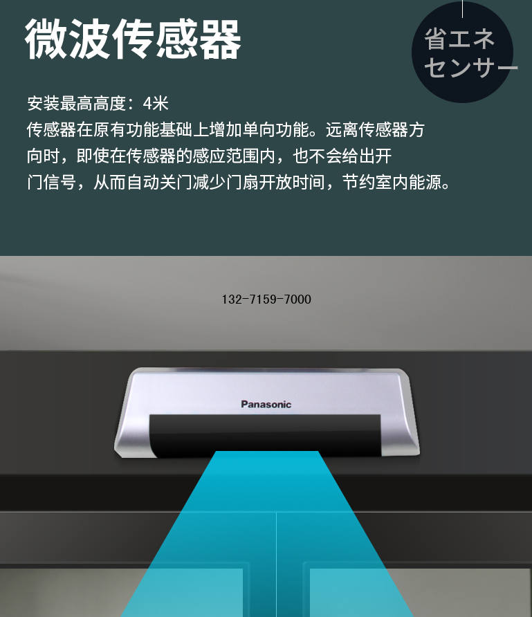 Panasonic感应器，松下h3自动门感应器