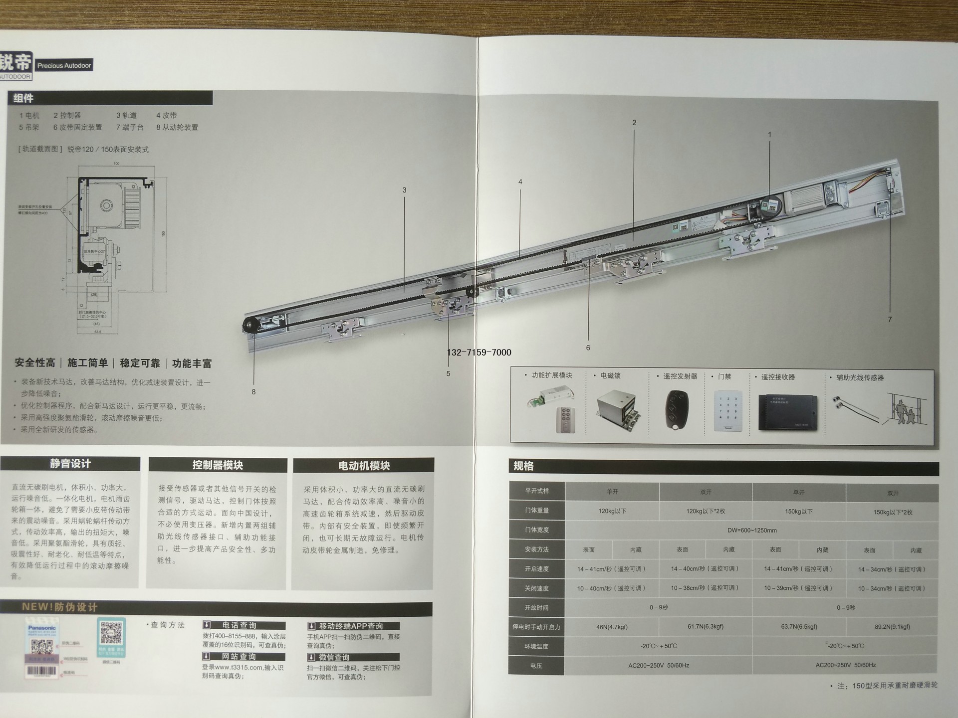 松下D150自动门电机工程品