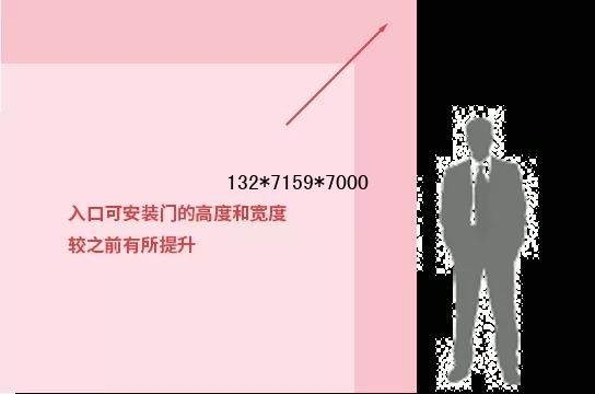 更宽阔舒适的入口