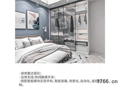 磁悬浮厨房智能平移门图3